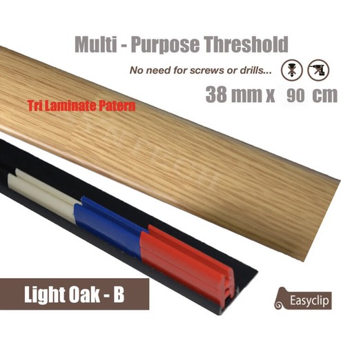 Light oak laminate threshold - light,